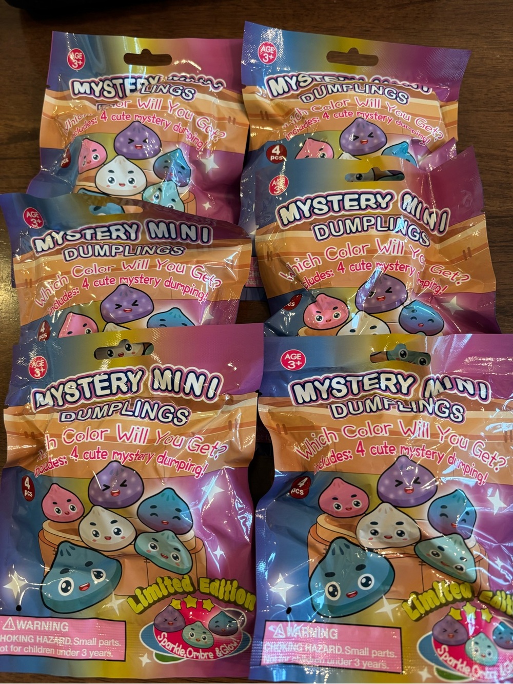 Mystery Mini Dumplings Kids Toy - Surprise Pack 6 Packs NEW & SEALED